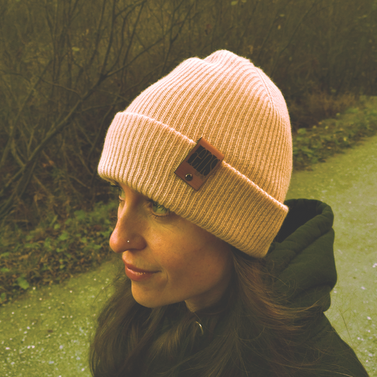 bonnet en laine mérinos et cachemire_Cream