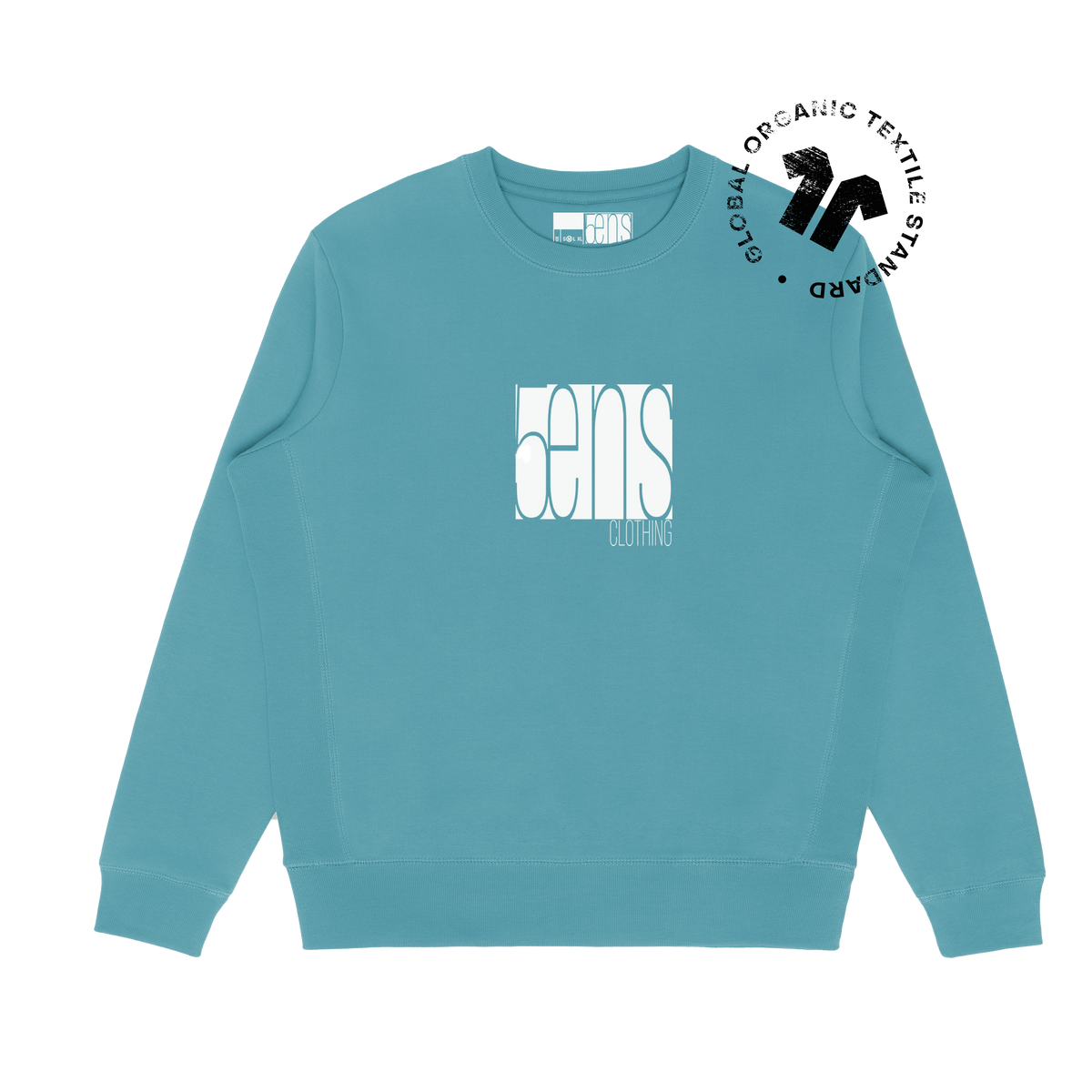 Crewneck Camp de Base aqua