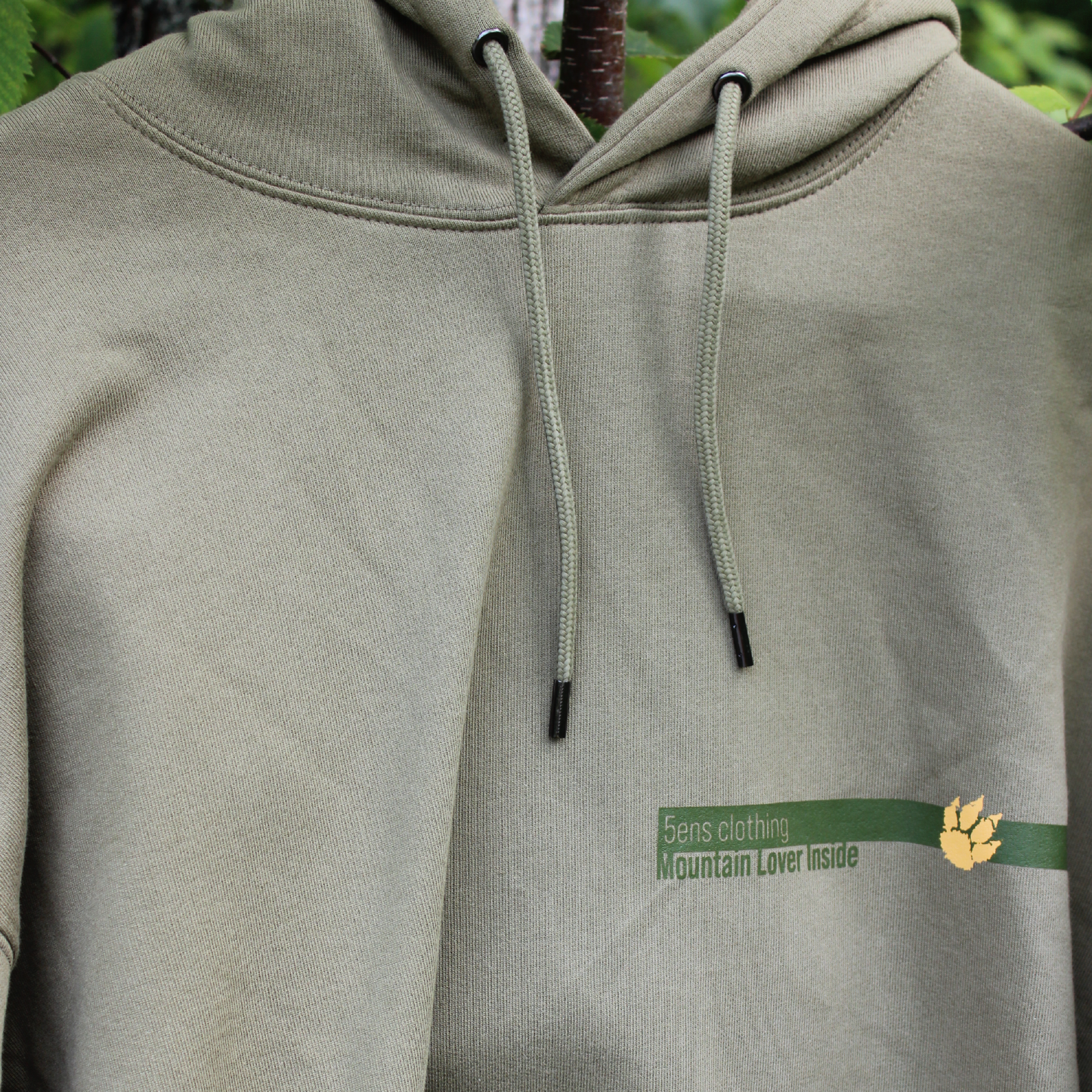 sweat shirt à capuche -Mountain lover-loup
