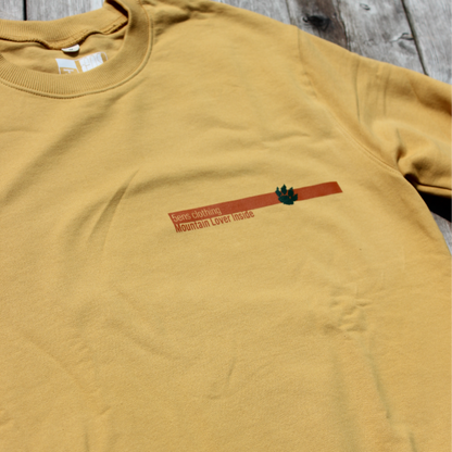 sweat shirt-Mountain lover-loup