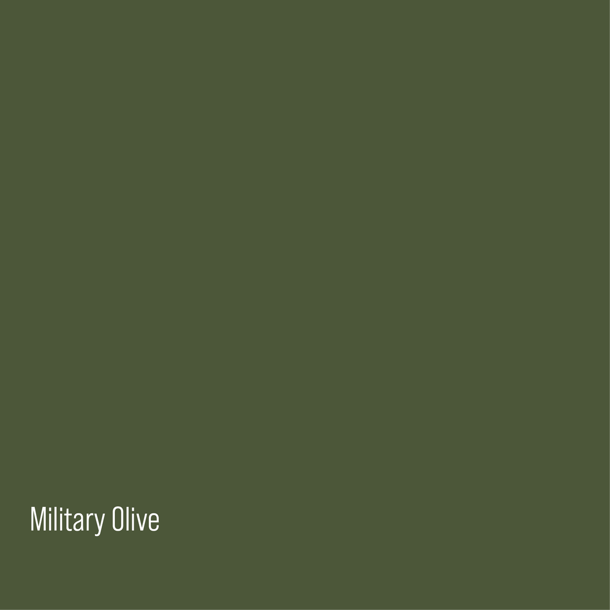Crewneck Camp de Base military olive