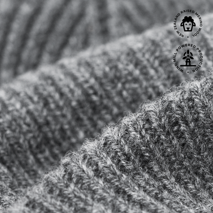 Bonnet mérinos cachemire Heather Grey